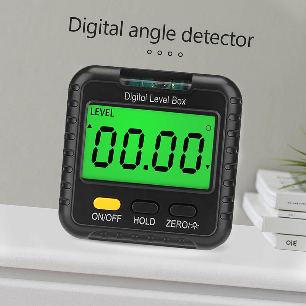 Digital Inclinometer 360 Degree Multi Purpose LCD Display Angle Finder Gauge Angle Measuring Tool for Construction Automobile Repair