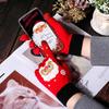 Winter Children Christmas Gloves Boys Girls Cycling Gloves Kids Warm Five Fingers Touchscreen Knitted Gloves 7-10Y
