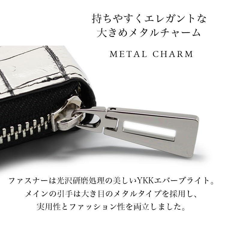 Tokyo Crocodile Crocodile Wallet for Men and Women, Round Long Wallet, Made In Japan, Brand Name, Gift, Genuine Leather, Luxury, Good Luck, Money