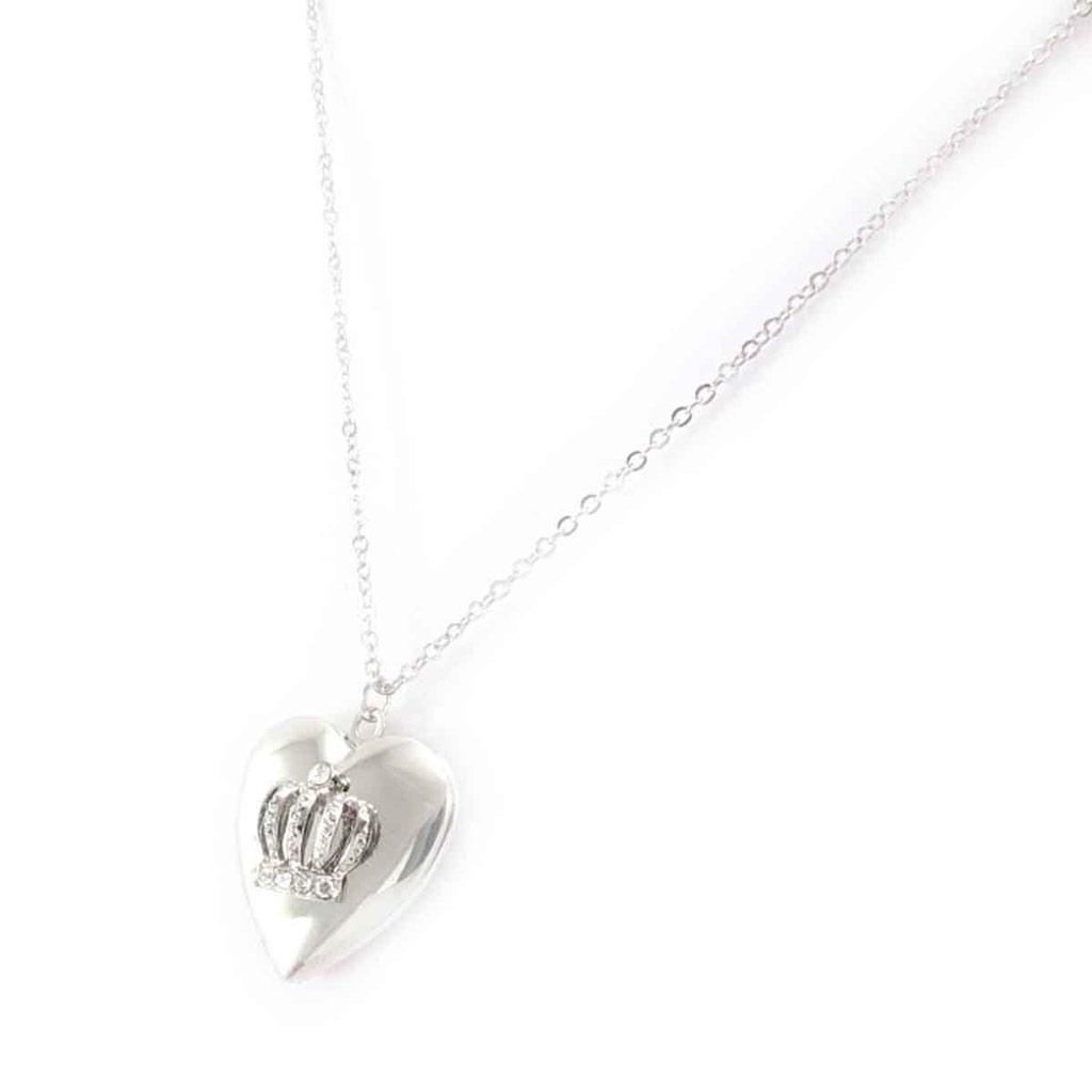 Les Trésors De Lily [J8464] - Silver 'Love' Designer Necklace (cassolette)