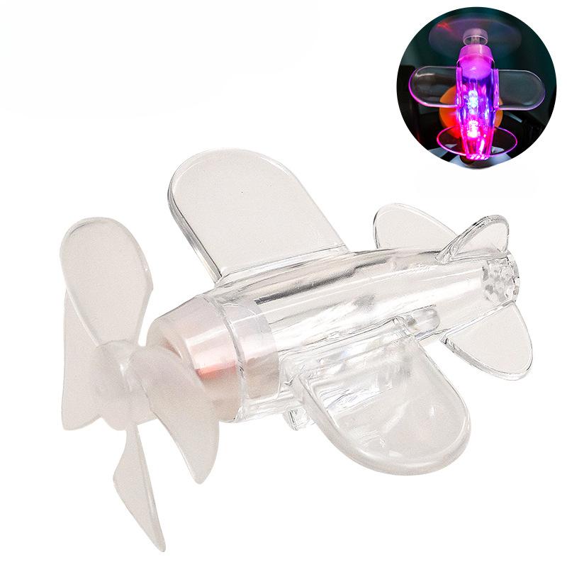 

Electric Vehicle Decorative Luminous Small Aircraft Bicycle Color Lights Car Ambient LightsDecorative Ornaments Pasted style прозрачный