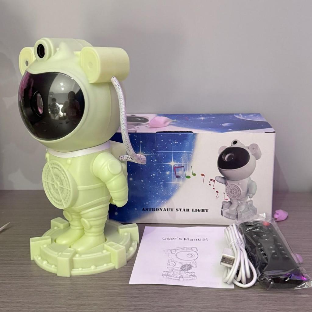 Aurora Starry Sky Projector Light Astronaut Night Light Laser Ambient Light Bluetooth Speaker