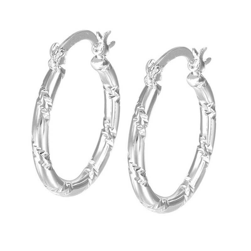 

Простые большие круглые серьги-кольца из серебра 925 пробы для женщин, свадебные украшения, рождественские подарки 01#