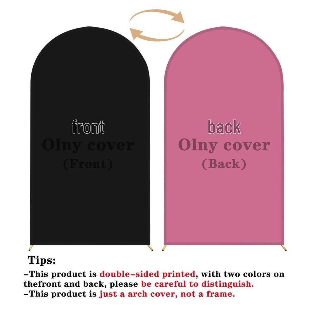 Two-Color Arch Cover Festival Balloons & U-Shaped Background Cloth Party Decoration