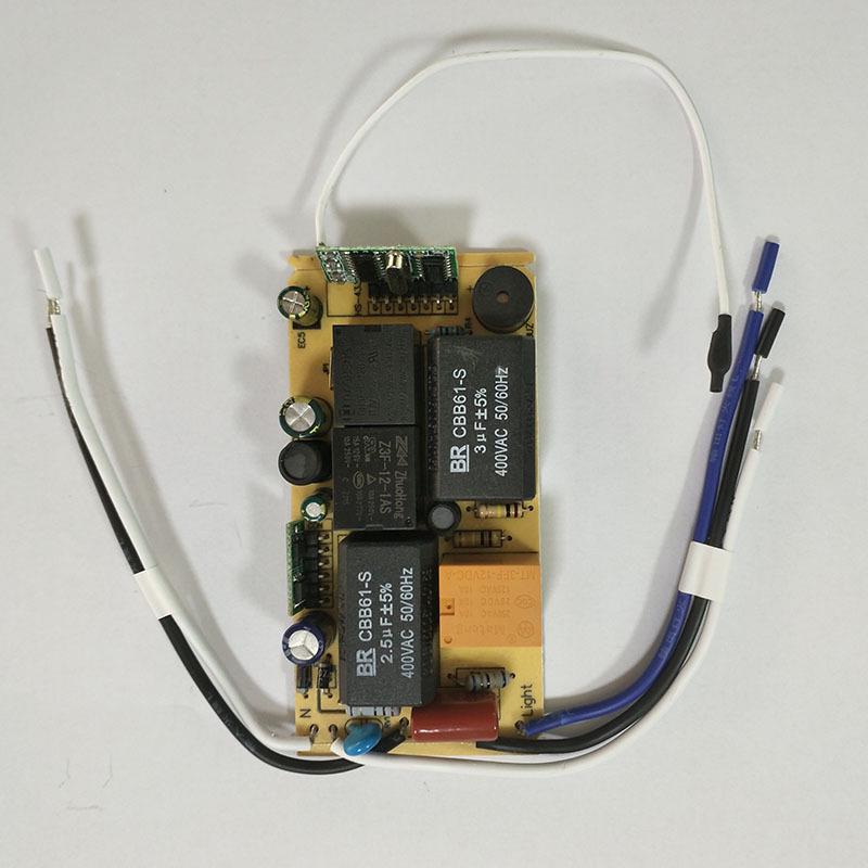 Universal Wireless Smart Ceiling Fan Light Remote & Timer Controller (90-175V)