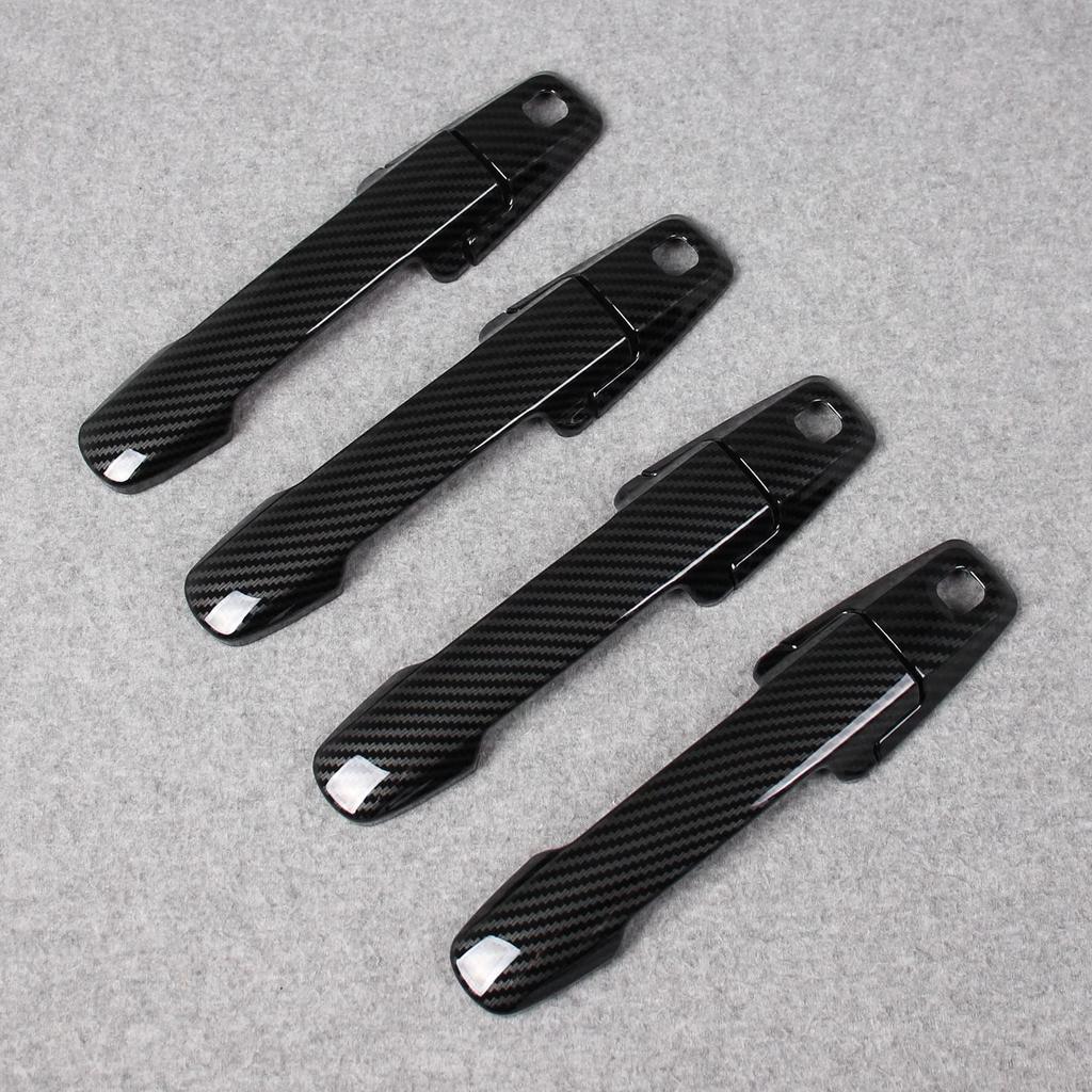 RUIQ Suzuki Spacia Custom MK53S Exterior Outer Door Handle Full Coverage Designed Exclusively for the Suzuki Spacia Custom Carbon Fiber Covers, Type,