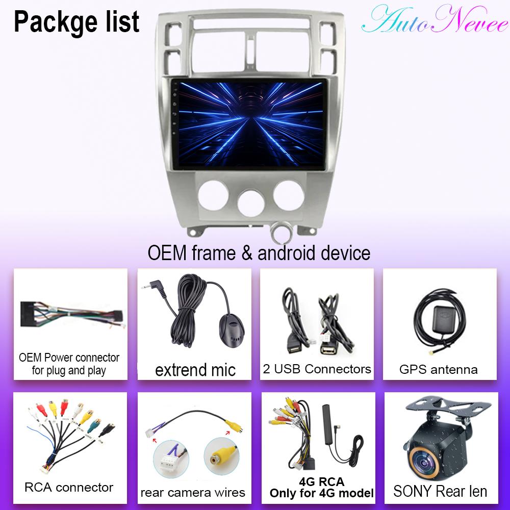 Android 14 Carplay For Hyundai Tucson 1 2004 - 2009 Auto Radio Stereo Head Unit Multimedia Video Player Navigation No 2din DVD