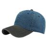Fashion washed denim baseball cap women's simple outdoor sunscreen personalized color matching cap men's sunshade tide