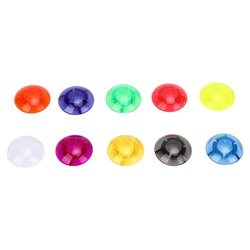 10PCS Multi-Color Guitar Effect Pedals Protection Cap ABS Electric Guitar Parts  Electric Guitar 1