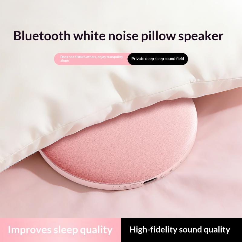 Timer-Controlled Under Pillow Bluetooth Sleep Speaker Portable Audio Soft Relaxation Sleeping Sleep Aid Device Pillow Speaker