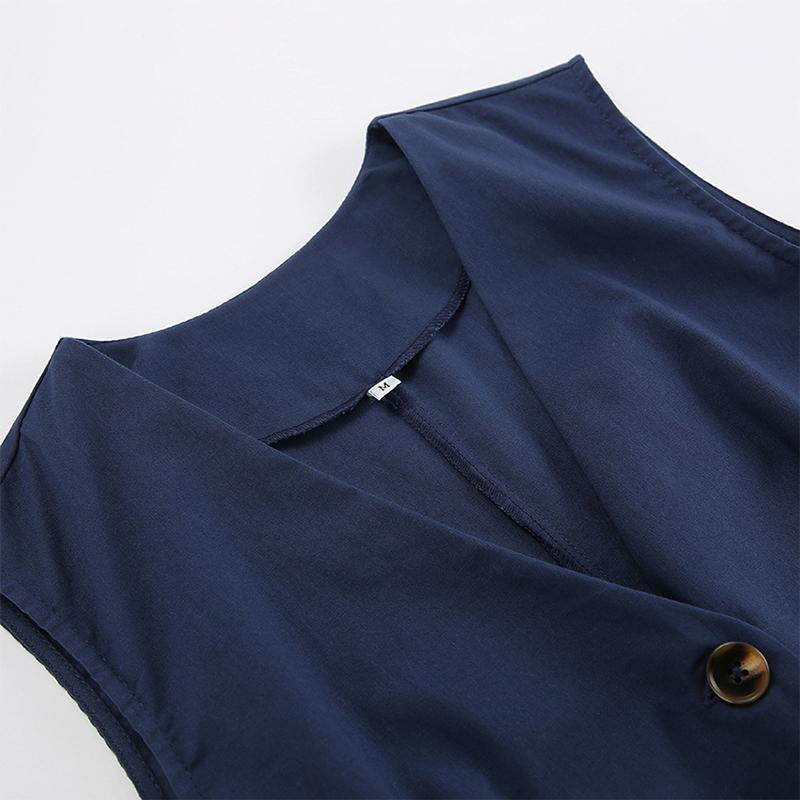 Casual Women Suits 2 Pieces V Neck Buttons Vest Blazer+High Waist Wide Leg Shorts Summer Vintage Sets