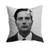 Vtipný povlak na polštář Mads Mikkelsen Hannibal Povlak na polštář Potah na polštář do obývacího pokoje Pohovka Vhodné pro domácí ložnici Dekorace místnosti