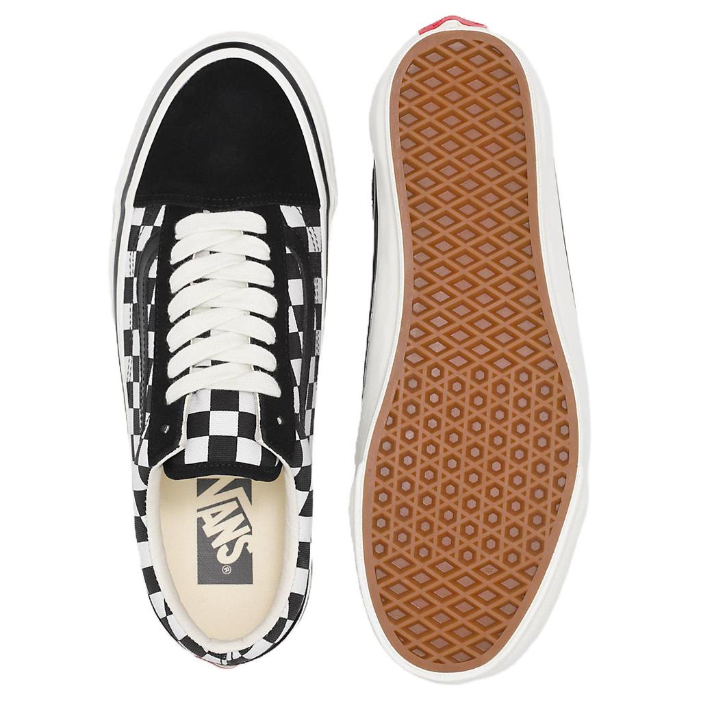 New Vans Premium Old Skool Anti Slip Wear Resistant Low Top Skateboard Shoes Unisex Black White VN000D56BZW