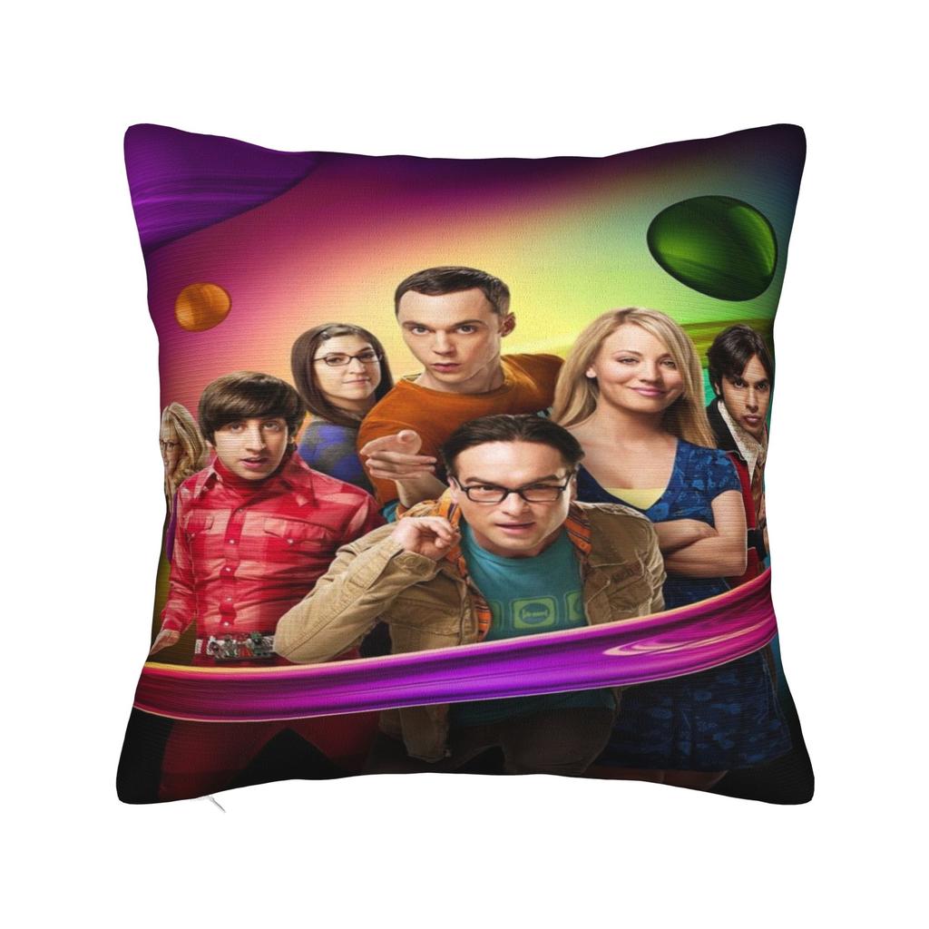 Home Decorations The Big Bang Theory Pillowcases Merch  Pillow Covers Zippered Multiple Sizes