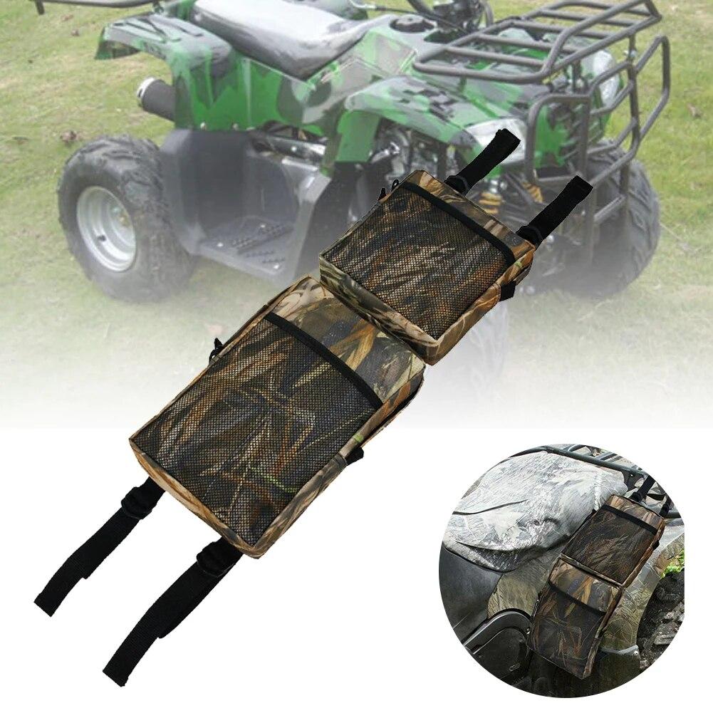 600D ATV Fender Bags Motorcycles Saddlebags Oxford Tank Saddle Bags Cargo Storage Hunting Bag Motorcycle Accessories 2023 Hot