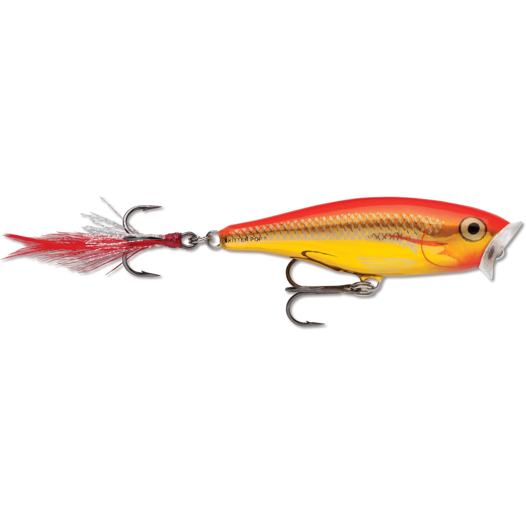 Rapala Воблер-поппер Skitter Pop 9см 14г Хром Акакин SGFR SP9-SGFR 9cm