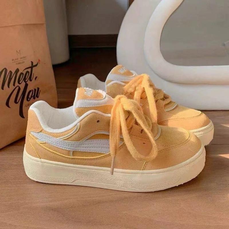 

Распродажа модной женской обуви 2024 года, женская обувь на шнуровке из вулканизированной кожи, осенняя обувь с круглым носком, разноцветная, плоская, повседневная, удобная спортивная обувь 40