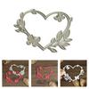 Heart Wreath Die Cut Stencils Scrapbooking Embossing Tool Carbon Steel Cutting Die for Scrapbooking Card Making Album