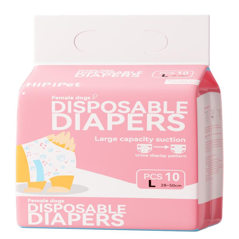 Cross-border Diapers Dog Physiological Pants Female Dog Aunt Towel Male Dog Diaper Pet Disposable Diapers