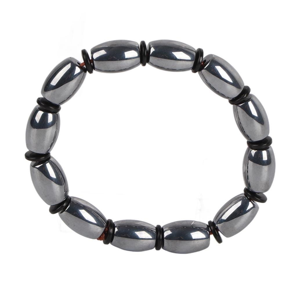 Terahertz Beads Bracelet Stretchy Stress Relief Meridian Treatment Unisex Energy Healing Stone Bracelet