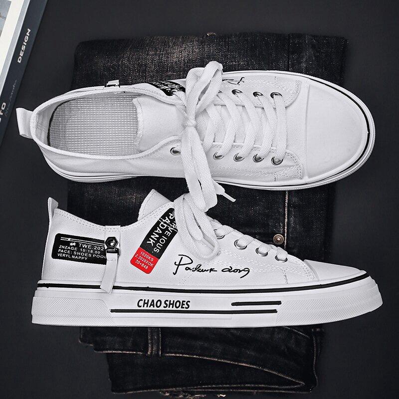 Classic Canvas Shoes Men's Shoes Summer Breathable Board Shoes Men's Casual Trendy Shoes Students