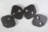Fit Door Lock Cover Set of 4 Honda Toyota Mazda Door Striker Cover Black
