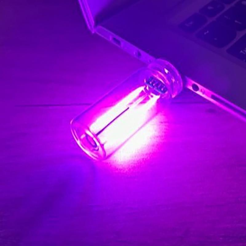 Portable Car USB Ambient Light Mini LED Decorative Atmosphere Lamps For Auto Interior Environment Light Computer Light Plug Play