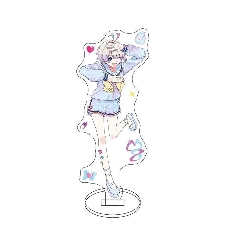 NEEDY GIRL OVERDOSE Acrylic Standing Sign Ornaments Kawaii Game Pattern 12cm Decorate Model Storage Desktop Anchor Gift