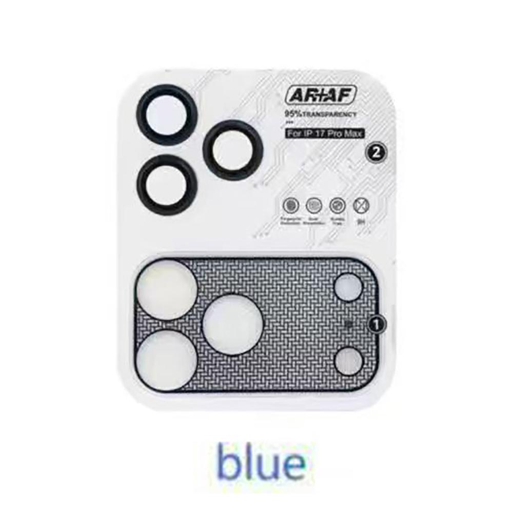 

Orange Silver Blue Tempered Glass Camera Lens Protector Net Cover for Iphone 17 Pro Max 17 Pro Flim Phone Dustproof Protection Accessories iPhone17 Pro Max синій