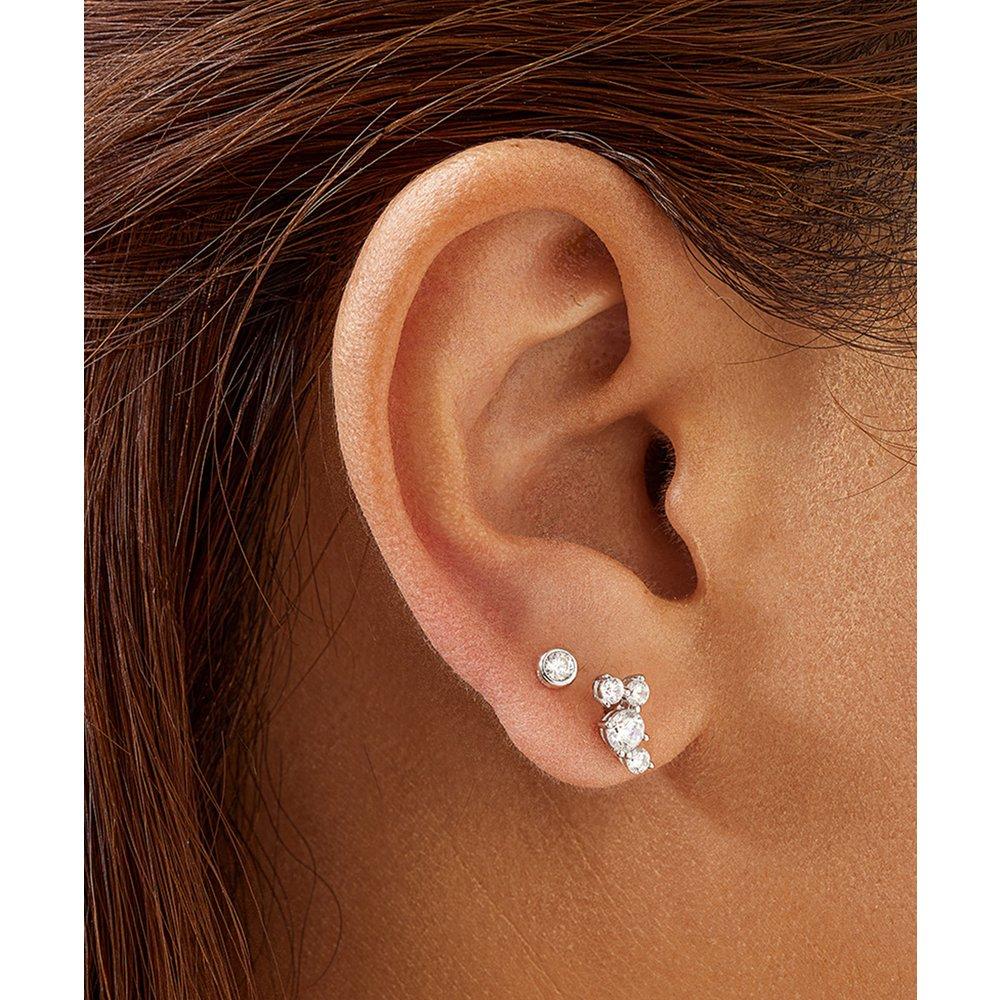 Pave Climber Barbell 295 Sølv Piercing E058-01H