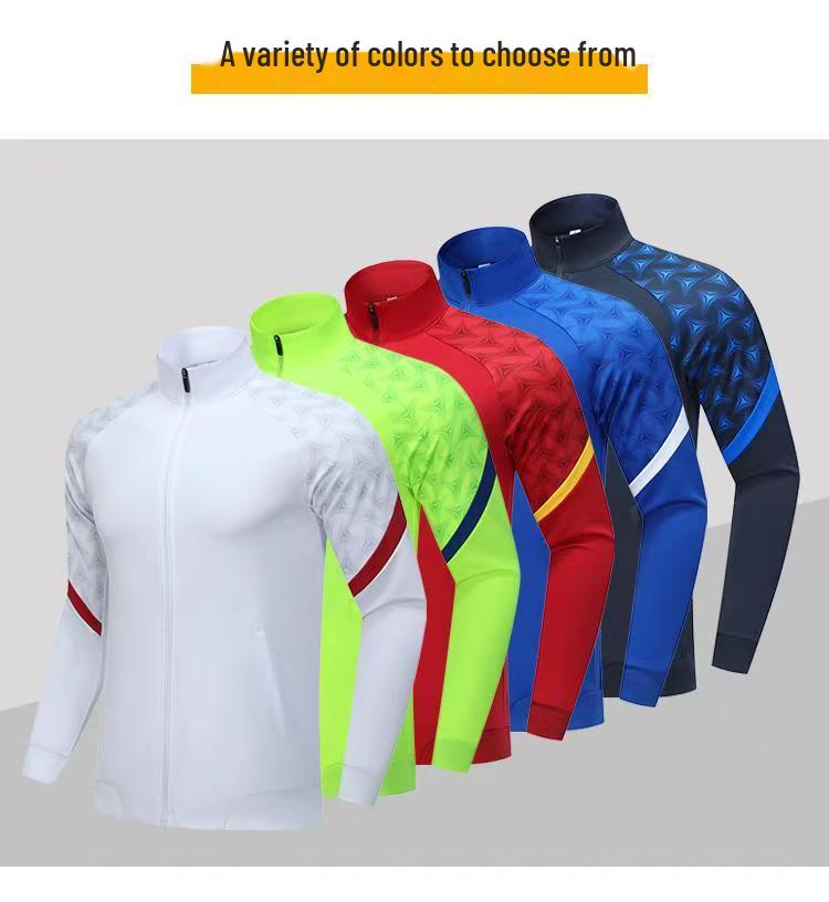 Unisex Casual Sportswear Set: Long Sleeve Zipper Jacket for Spring/Autumn Running & Training