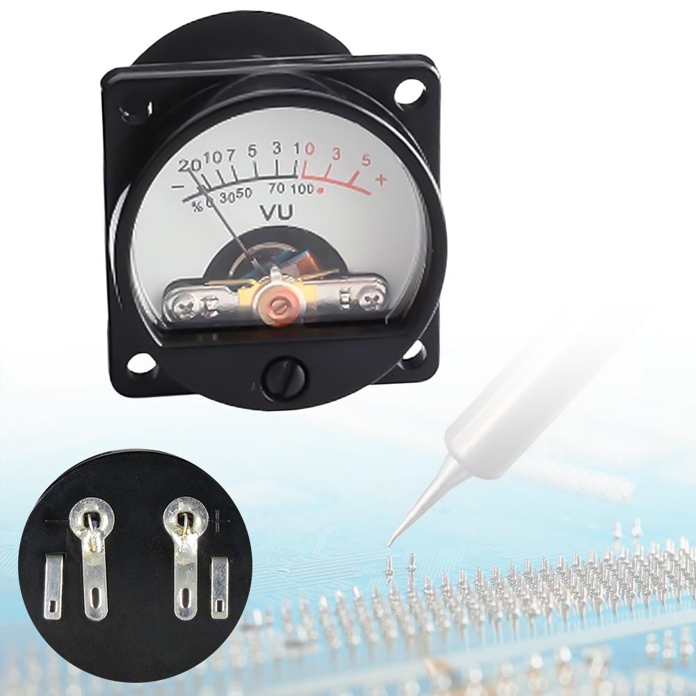 500UA Panel VU Meter Warm Back Light Recording VU Meter Audio Level Amp Meter
