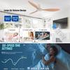Remote-Control Ceiling Fan, No Light, 85-265V Wide Voltage