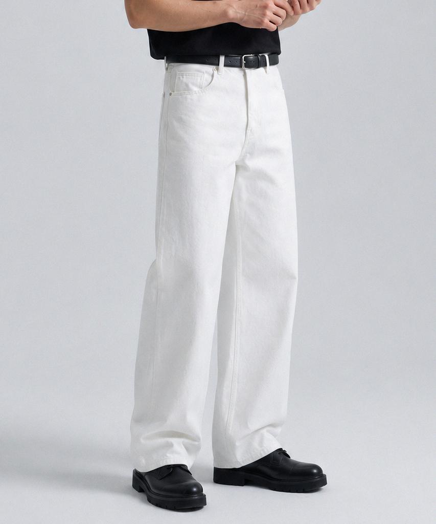 ORIGINALDAY All Day Canvas Cotton Wide Pants_White