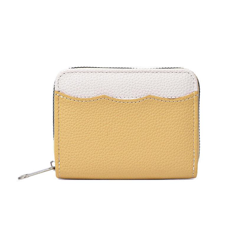 New Textured Multifunctional Zipper Change Bag Women's New Japanese and Korean Fashion Coin Bag Card Bag