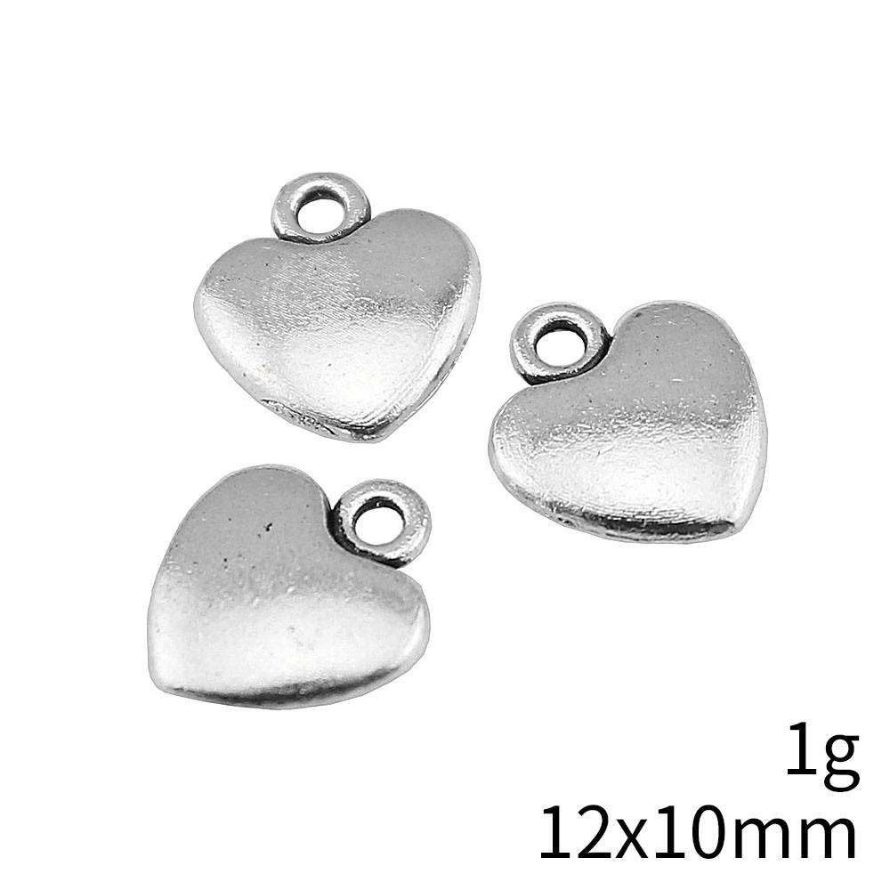 Back To School Charms Bulk Peach Heart Love Charms Pendant Women's Clothing Pendant