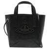 Orb-Embellished Pattern Design Tote Bag Unisex Tote Bags Black 4D030006UL00AN