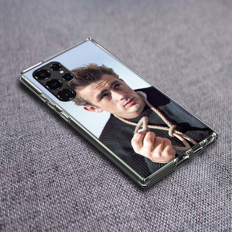 

Movie actors J-James D-Dean Phone Case For Samsung Galaxy S24 S23 S21 S20 FE S22 S26 Ultra S25 Edge S10 Plus Cover Clear TPU Cap Samsung S26 5G