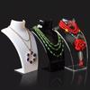 Acrylic Neck Form Jewelry Display Stand Figure Model Organizer Holder Multicolor Mannequin Props Storage Rack for Necklace Ring