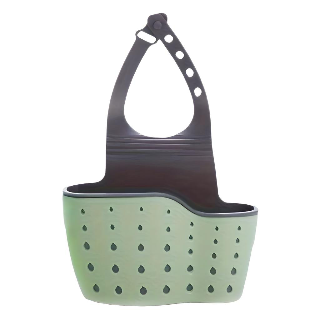 Kök Förtjockad Dubbel Diskbänk Hängande Påse Diskbänk Plast Avloppskorg Förvaring Hängkorg Förvaringsställ Avloppsställ