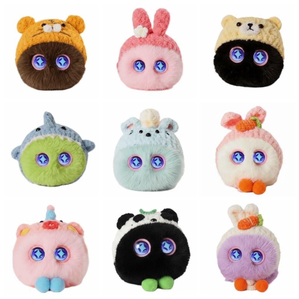 Interactive Talking AI Cat Keychain 66 Languages Interactive AI Cat Plush Toy  Student Gift