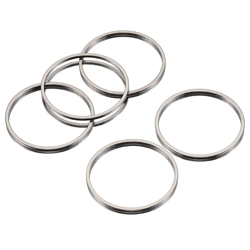 

20pcs 8-40mm Stainless Steel Gold Color Earrings Rings Big Circle Ear Wire Hoops Charms Pendants for Jewelry Making DIY Findings 8mm