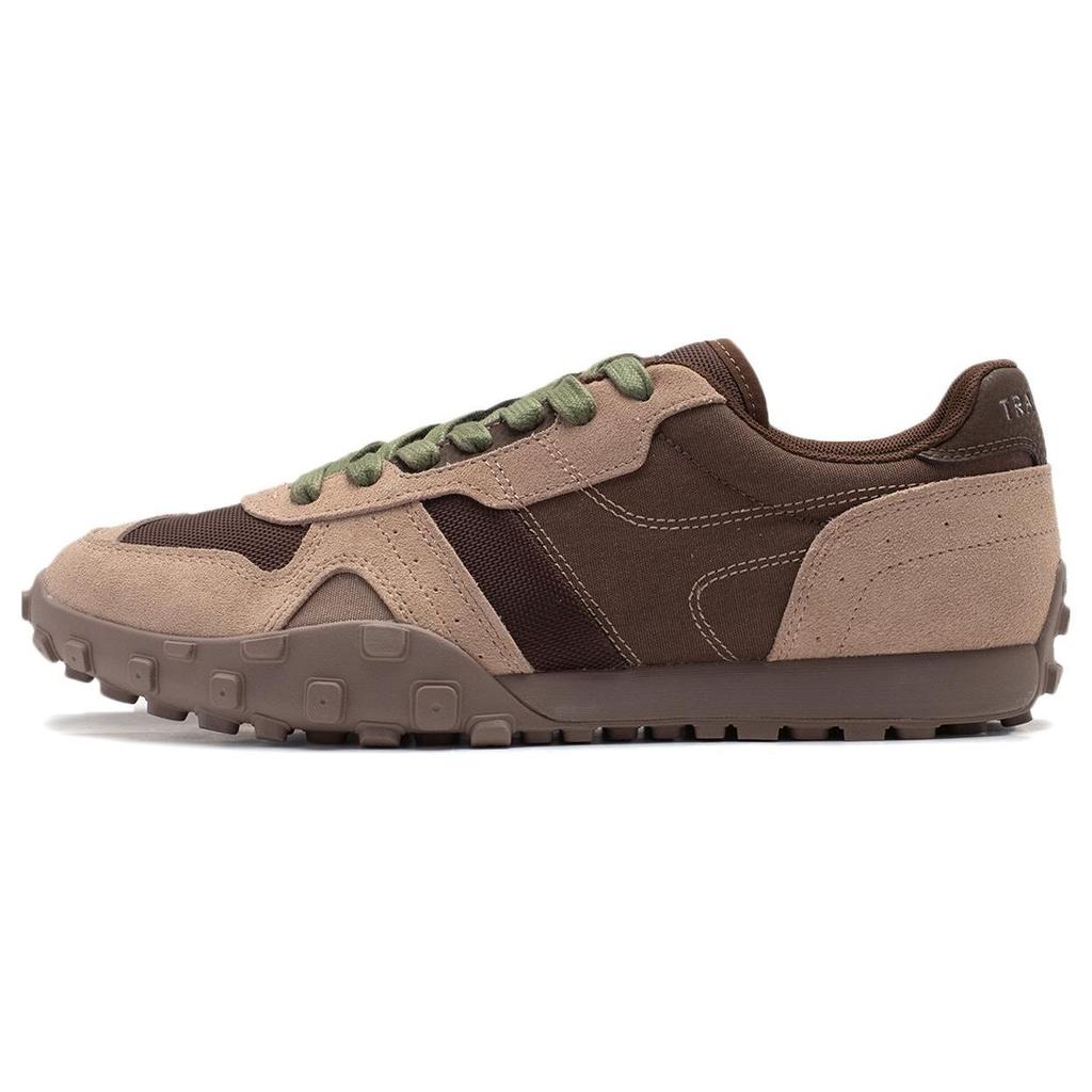 Li Ning Yun Chuan VTNG Casual Versatile Comfortable Slip-Resistant Wear-Resistant Low-Top Lifestyle Shoes Men sneaker Brown AGCT309-1