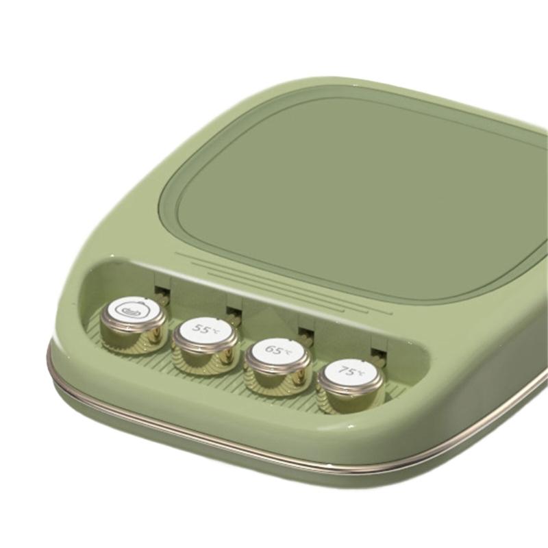 

Подставка для кофейной чашки с функцией контроля температуры, подходит для любого случая зелёный