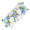 Wedding Flower Row Simulation Silk Flower Finished Flower Decoration L Eucalyptus Flower Row Runway Road Guide Wedding Flower Arrangement