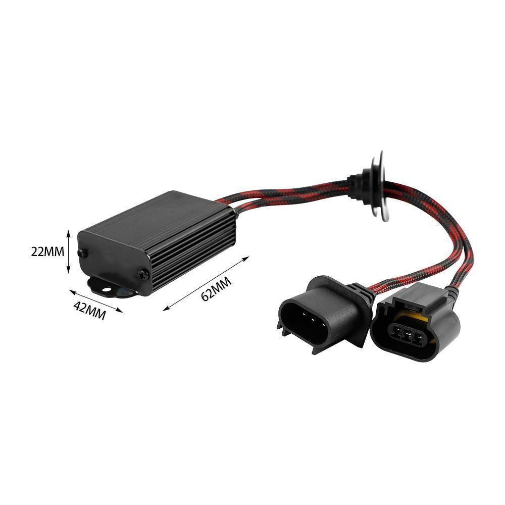 

H13 9008 LED Headlight Bulb Canbus Error Anti Flicker Resistor Canceller Decoder