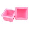2 Pcs Non-Stick Square Baking Silicone Molds Quick Release Bread Pan Bakeware Tray for Cheese Cake Tier Cake Handmade Toast Mold