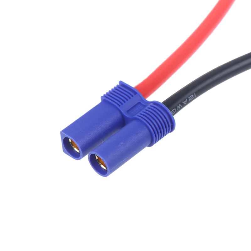 Ec5 Parallel Battery Connector Cable Dual Extension Y Splitter 12Awg Silicone Wire Y / O Style For Rc Toys
