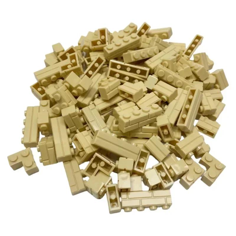 120PCS Wall Blocks MOC Thick Multiple Sizes Plastic Bricks Checkered Wall Tiles Mixed DIY Construction Compatible with Brands