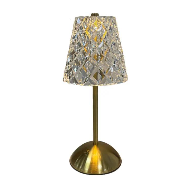 Bedroom Decor Light LED Table Lamp Touch Sensor Dimmable Desktop Night Light Rechargeable Wireless Reading Lamp for Bar Hotel